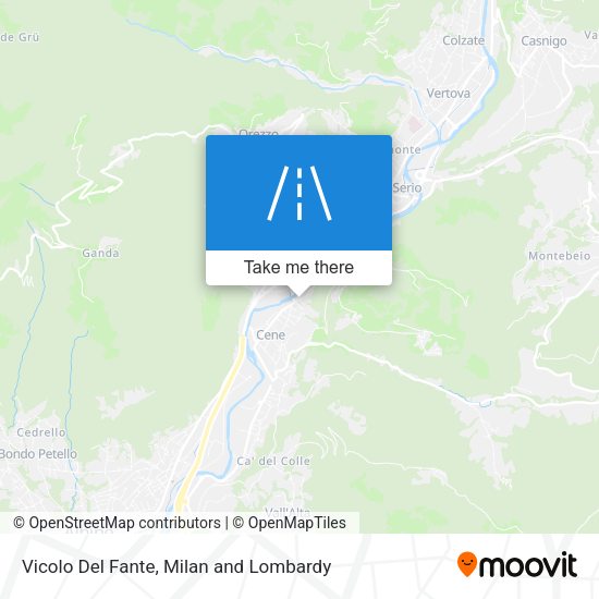 Vicolo Del Fante map