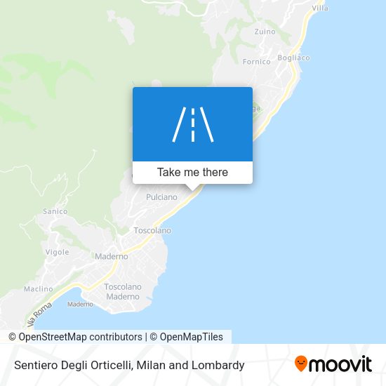 Sentiero Degli Orticelli map