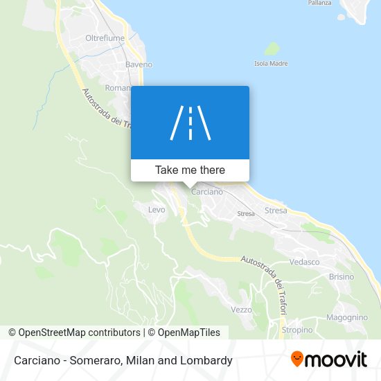 Carciano - Someraro map