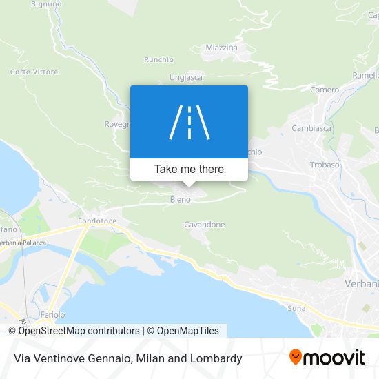 Via Ventinove Gennaio map