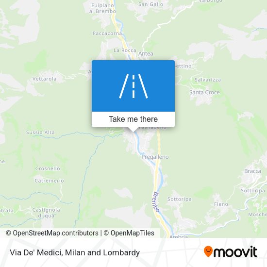 Via De' Medici map