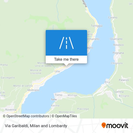 Via Garibaldi map