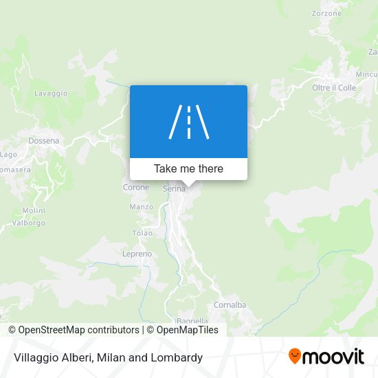 Villaggio Alberi map