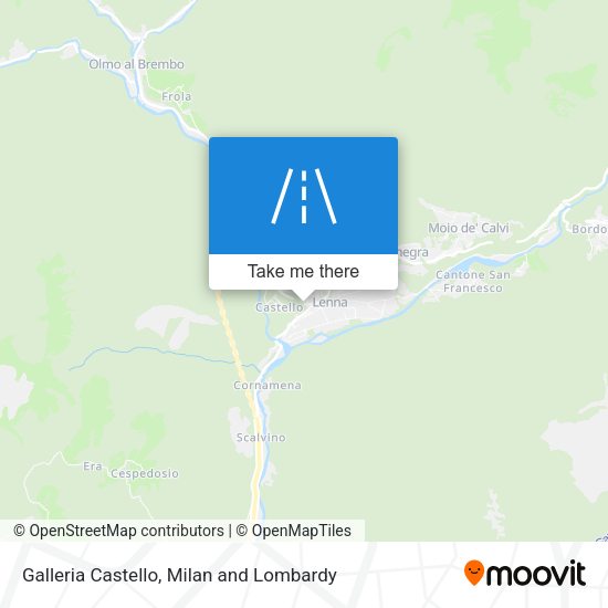 Galleria Castello map