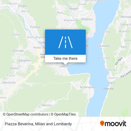 Piazza Beverina map