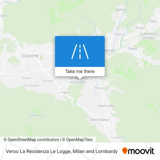 Verso La Residenza Le Logge map