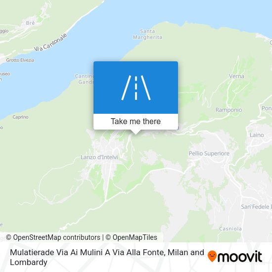 Mulatierade  Via Ai Mulini A Via Alla Fonte map