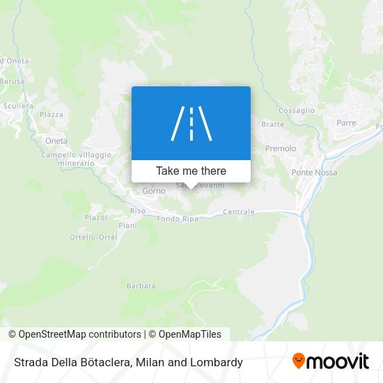 Strada Della Bötaclera map