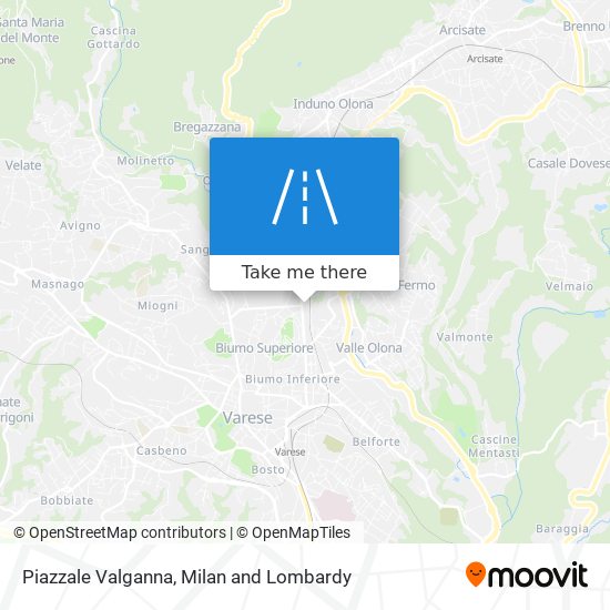 Piazzale Valganna map