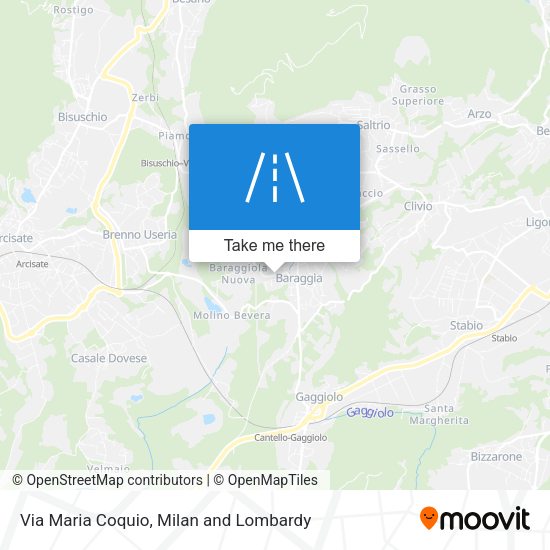 Via Maria Coquio map