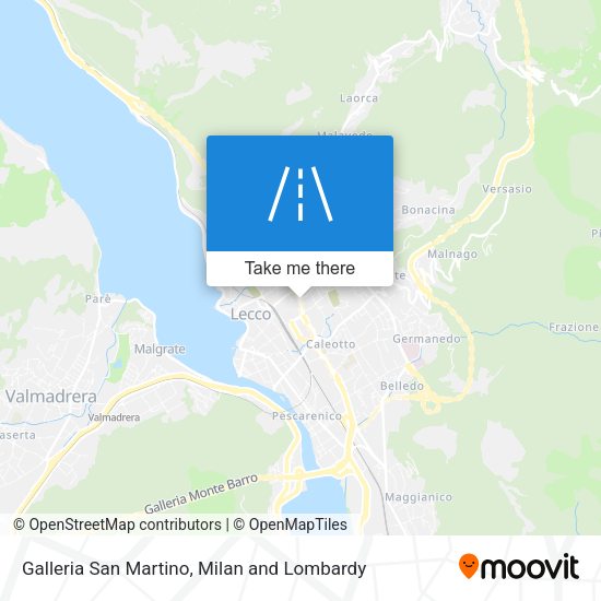 Galleria San Martino map