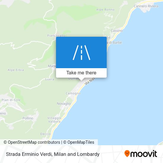 Strada Erminio Verdi map