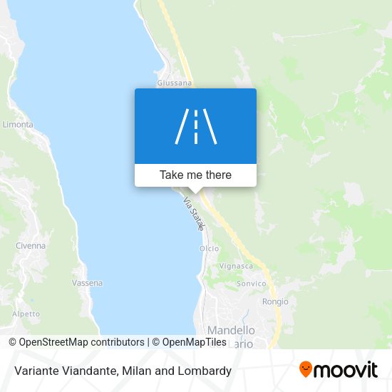 Variante Viandante map