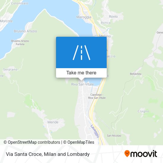Via Santa Croce map