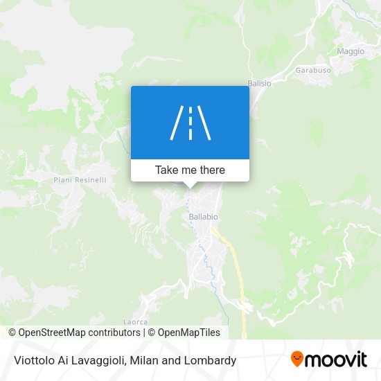 Viottolo Ai Lavaggioli map