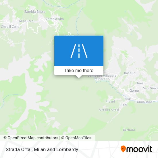 Strada Ortai map