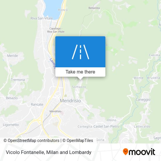 Vicolo Fontanelle map