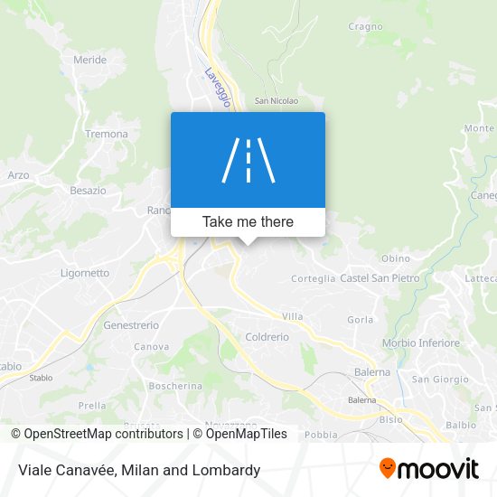 Viale Canavée map
