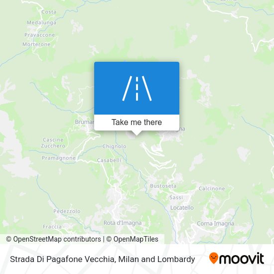 Strada Di Pagafone Vecchia map