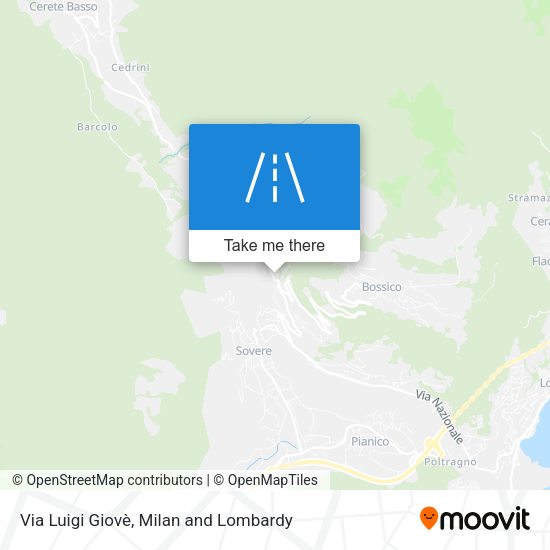 Via Luigi Giovè map
