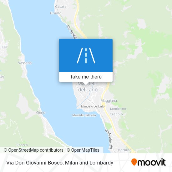 Via Don Giovanni Bosco map