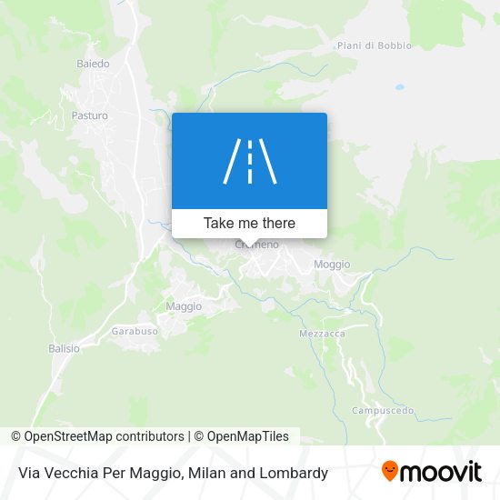 Via Vecchia Per Maggio map