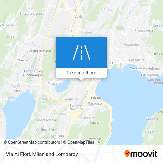 Via Ai Fiori map