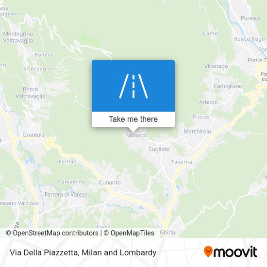 Via Della Piazzetta map