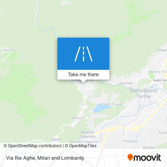 Via Rie Aghe map