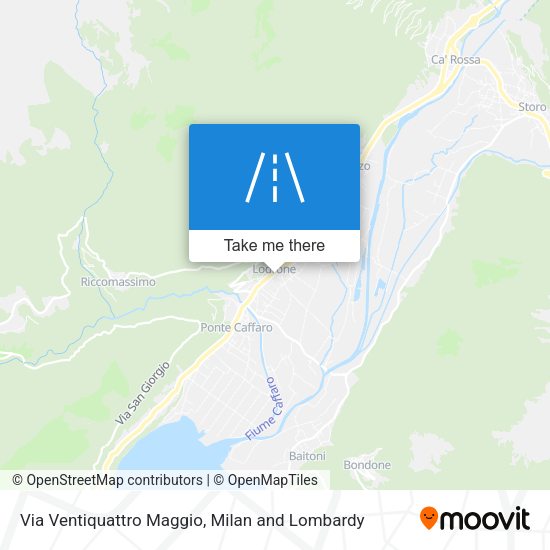 Via Ventiquattro Maggio map
