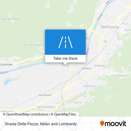 Strada Delle Pezze map