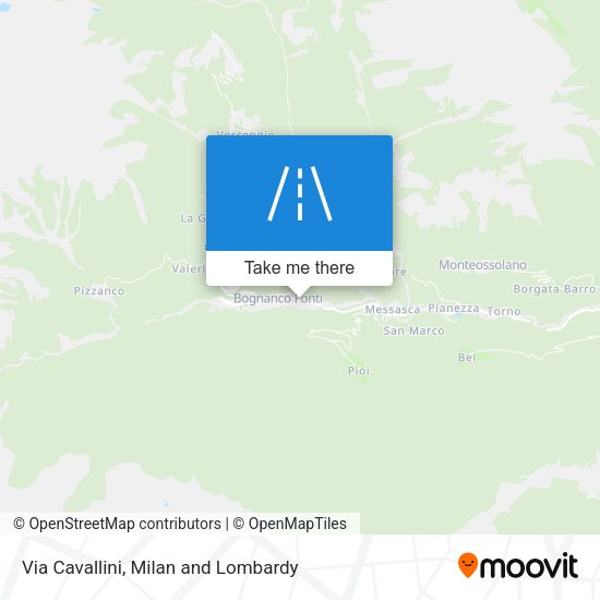 Via Cavallini map