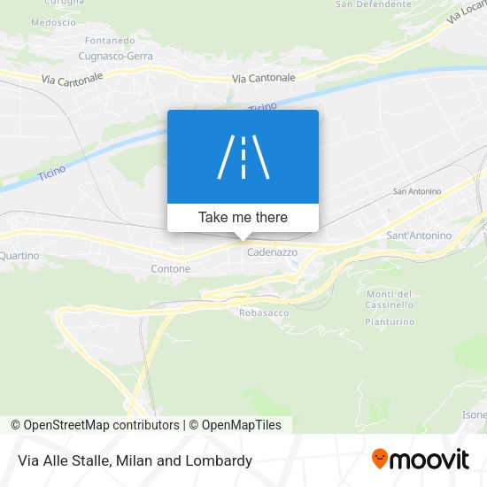 Via Alle Stalle map