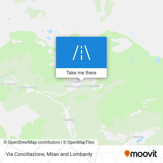 Via Conciliazione map