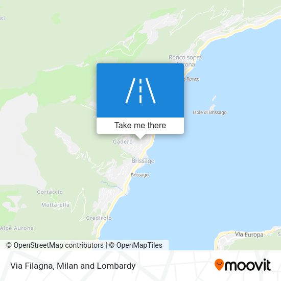 Via Filagna map