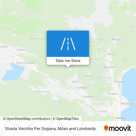 Strada Vecchia Per Dogana map