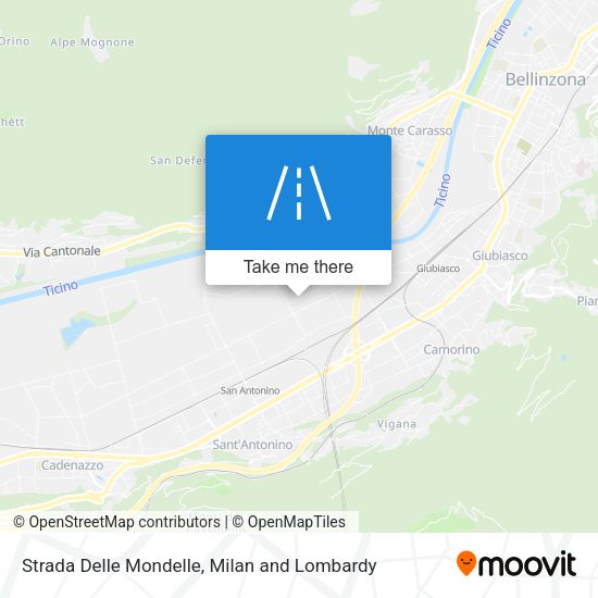Strada Delle Mondelle map