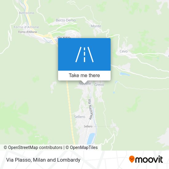 Via Plasso map