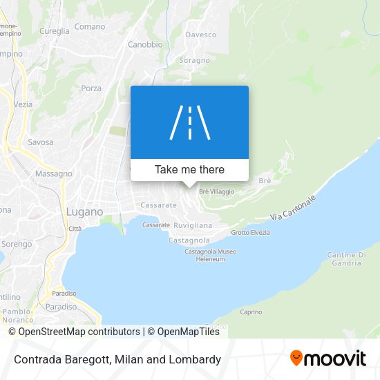 Contrada Baregott map