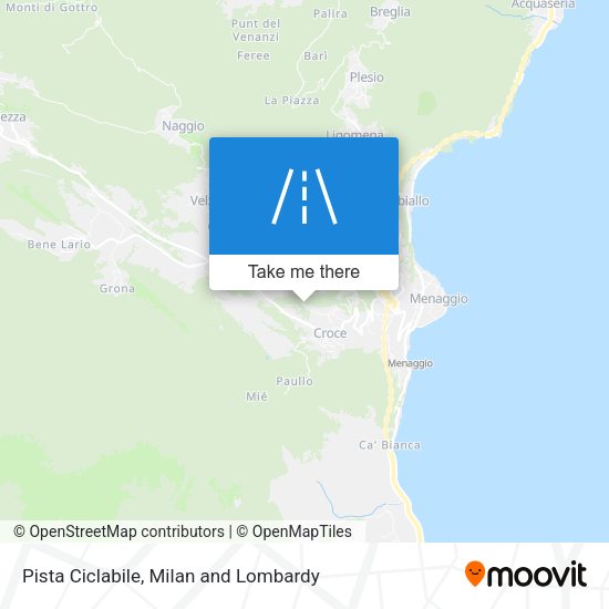 Pista Ciclabile map