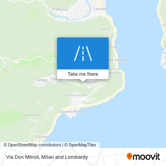 Via Don Minoli map