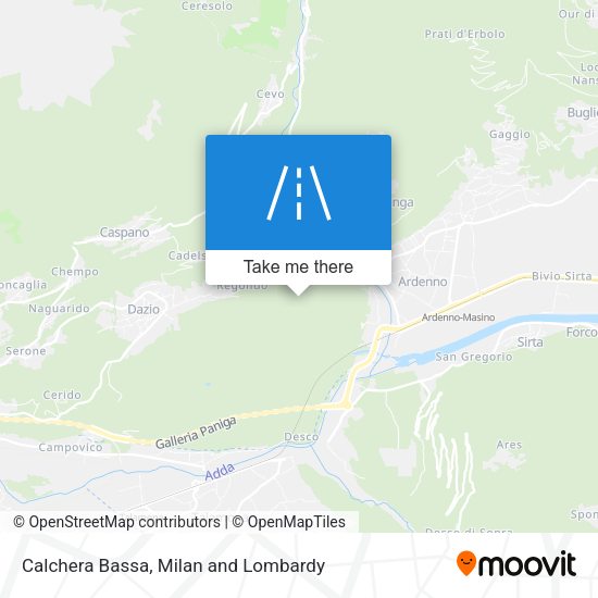 Calchera Bassa map
