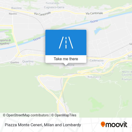 Piazza Monte Ceneri map