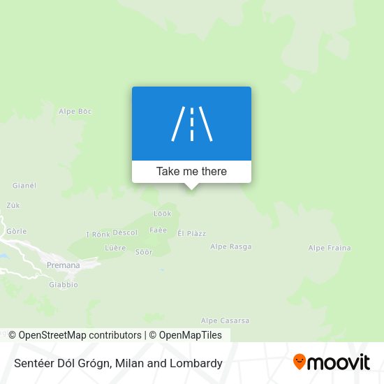 Sentéer Dól Grógn map