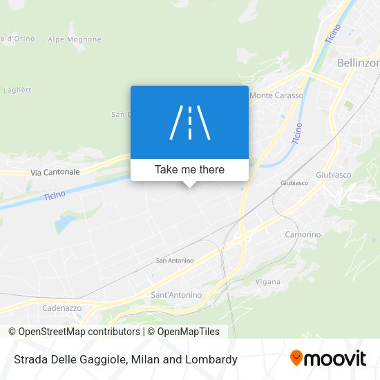 Strada Delle Gaggiole map