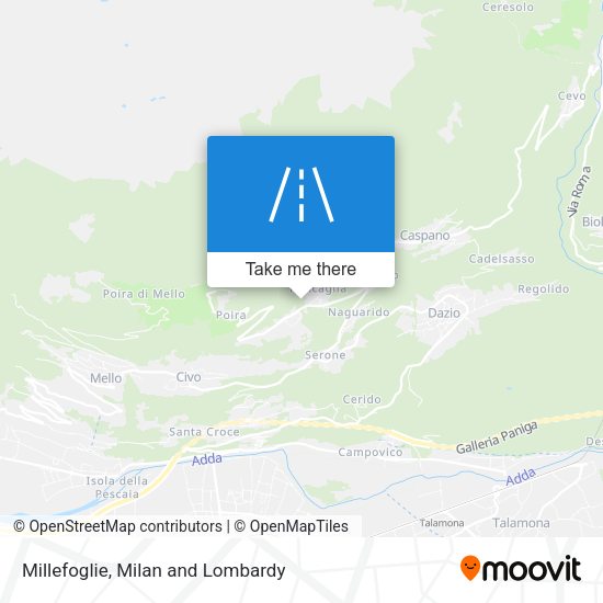 Millefoglie map