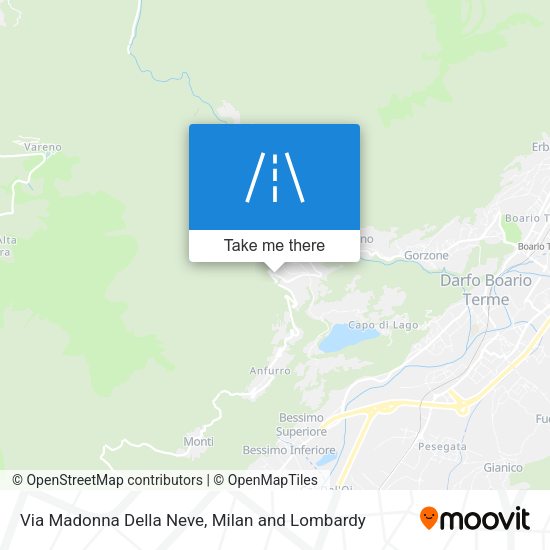Via Madonna Della Neve map