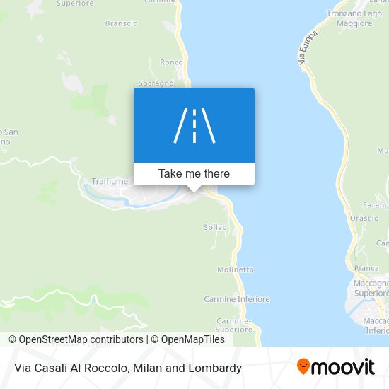 Via Casali Al Roccolo map