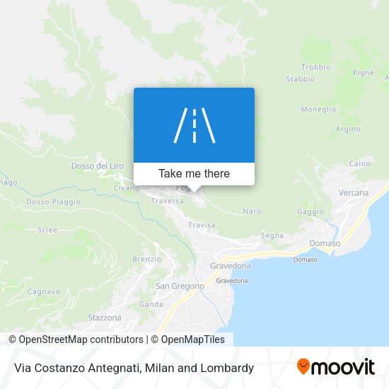 Via Costanzo Antegnati map