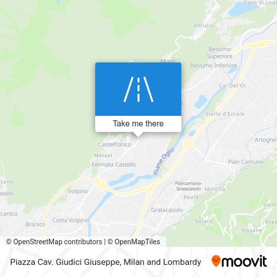 Piazza Cav. Giudici Giuseppe map